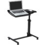LANGRIA Adjustable Laptop Desk Stand Portable Rolling Desk for Bed, Sofa & Office