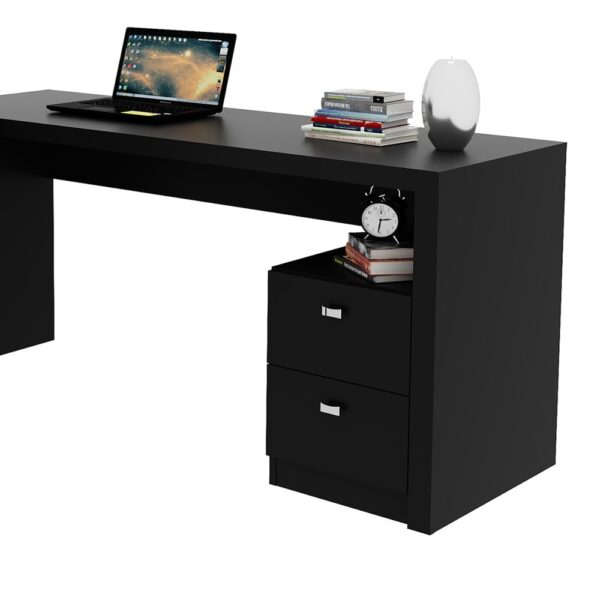 Corner Office L-Shaped Desk with Drawers – Special Edition