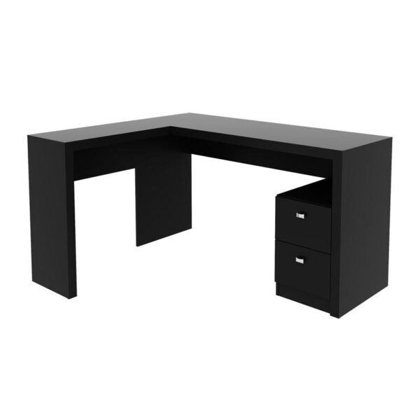 Corner Office L-Shaped Desk with Drawers – Special Edition