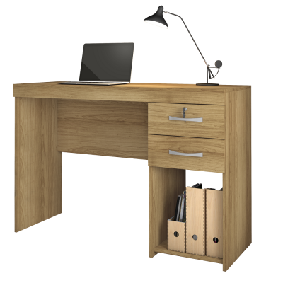 Almont 2 Drawer Office Desk with additional storage space