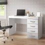 White Computer Desk and chair