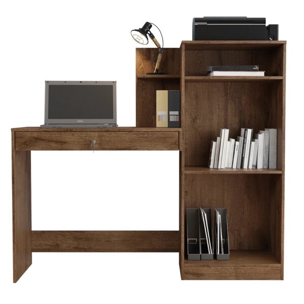 AX Semi Bookcase/Computer Desk