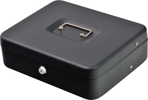 black portable cash box