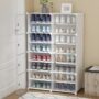 white shoe rack / stand