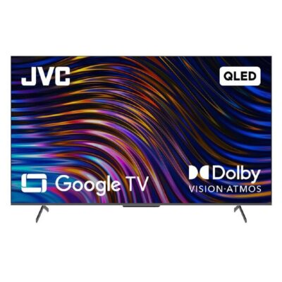 JVC 65” 4K Ultra HD QLED Android Smart TV – Borderless Brilliance with Dolby Audio & Built-In WiFi