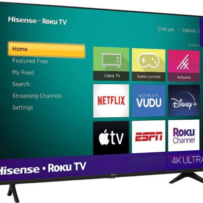 Hisense 58″ Class 4K UHD LED LCD Roku Smart TV (58R6E3)