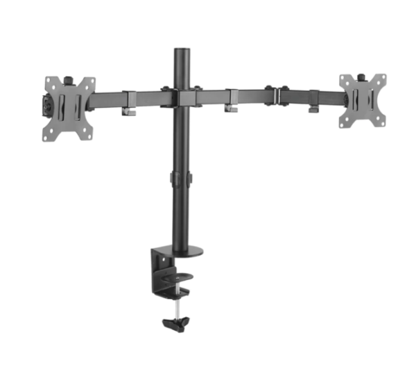 Argom Tech Dual Monitor 32 Desk Mount w/ Clamp (ARG-BR-1602)