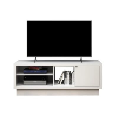 White Complex Anna 1 Door Tv Stand