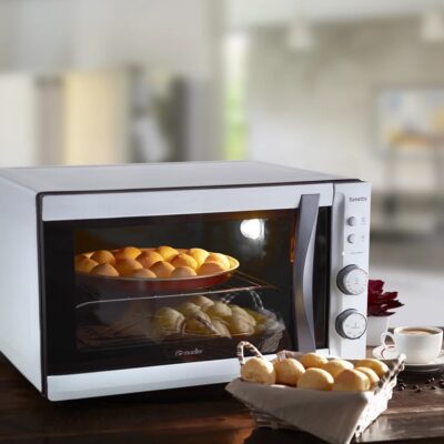 Sonetto Electric Ovens: Black White and Silver