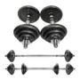 44lb Dumbbell set with Easy Assembly (Adjustable Bar)