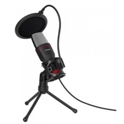 Omnidirectional Microphone (Black & Red)