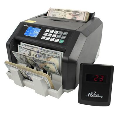 Royal High Speed Money Counting Machine, with UV, MG, IR Counterfeit Bill Detector