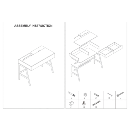 Modernize Lean Computer Work Desk in Trinidad at Shopro | Shopro Tri