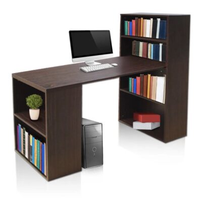 Wooden Computer/Office Desk with Book Shelf