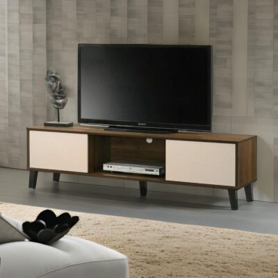 Mulan TV Stand with Double door and storage.