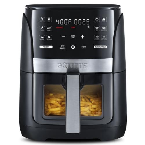 Gourmia Air Fryer with Glass Window 5.6 L/ 6QT