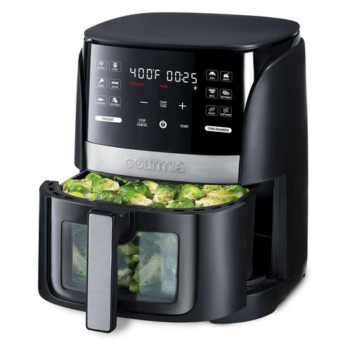 Gourmia Air Fryer with Glass Window 5.6 L/ 6QT