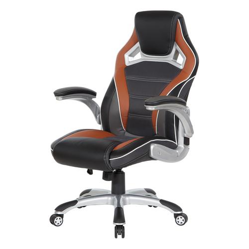 Ospo Furnishing Home Gaming Chair – Black & Brown