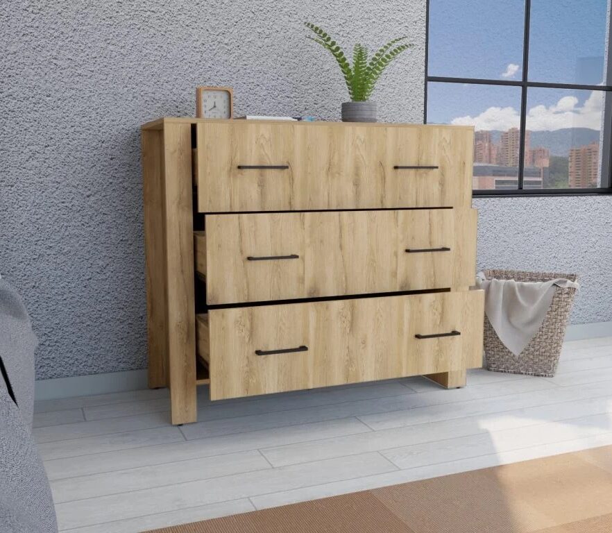 Inval Premium Wooden Chest of Drawer