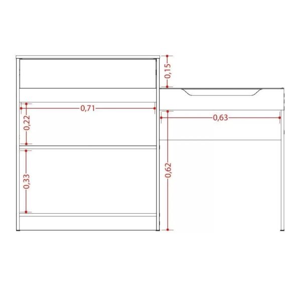 Astillia 2 Door 1 Drawer Dresser