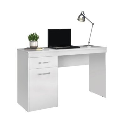 Helena Gloss White Office Desk