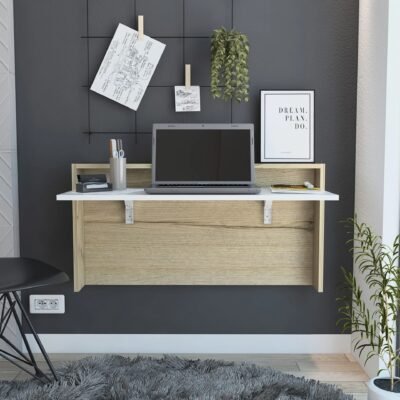 London Foldable Floating Wall Mounted Computer Desk