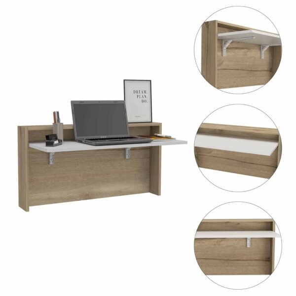 London Foldable Floating Wall Mounted Computer Desk