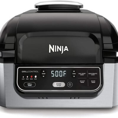 Ninja Foodi 5-in-1 Indoor Grill & Air Fryer (AG301LA) – Grill, Air Fry, Roast, Bake & Dehydrate