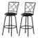 Black Swivel Barstool Chairs – $545 Each