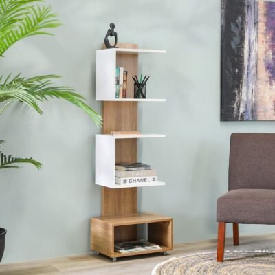 Balbino Book case – Almond/White