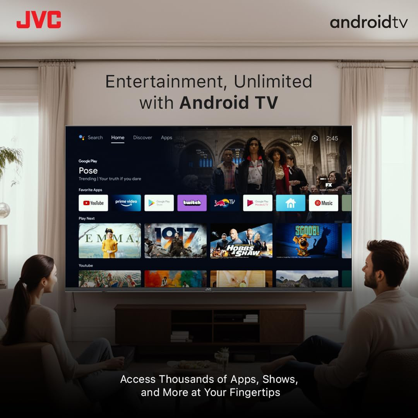 JVC 75″ QD Mini LED 4K Google TV – LT-75KM958 Smart TV at Shopro Trinidad