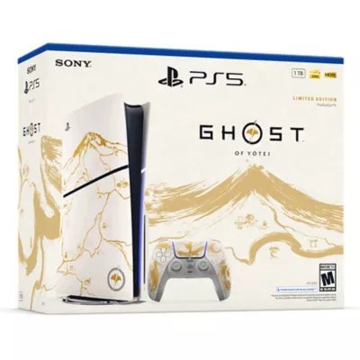 PS5 Slim Disc Ghost of Yotei Limited Edition – Unleash the Warrior Within 🌙🔥