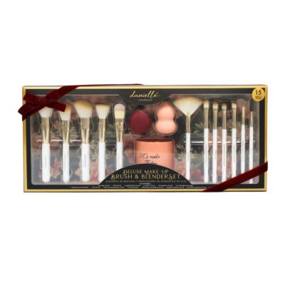 Danielle Creations 15-Piece Makeup Brush and Mixer Set