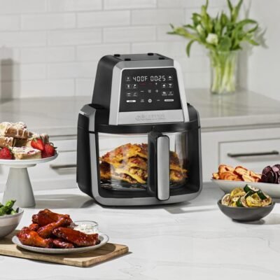 Gourmia Fry ‘N Fold 7-Quart Digital Air Fryer – Compact, Convenient & Healthy Cooking