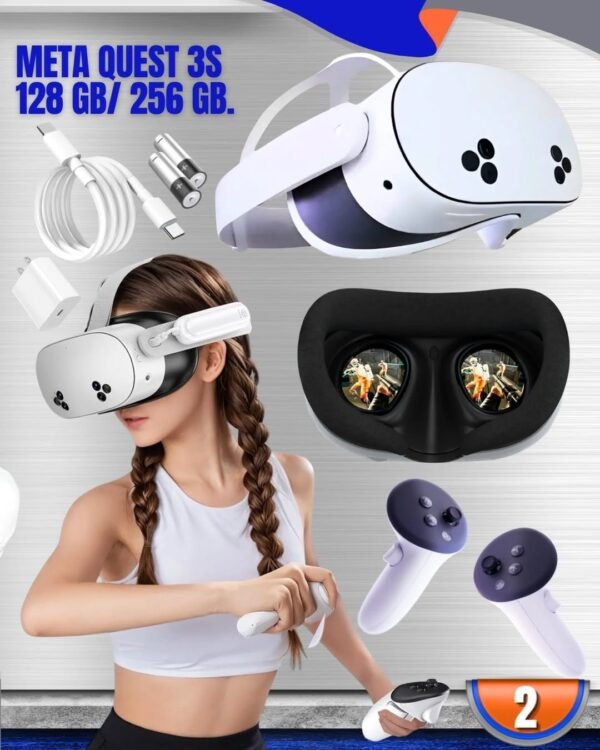 Meta Quest 3S VR Headset – Immersive Gaming & Entertainment | IN STOCK 15TH Oct.