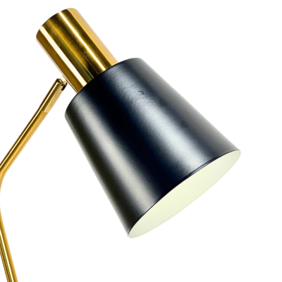 E27 Gold and Black LED Adjustable Desk Lamp, Modern & Sturdy with Eye Lrotection