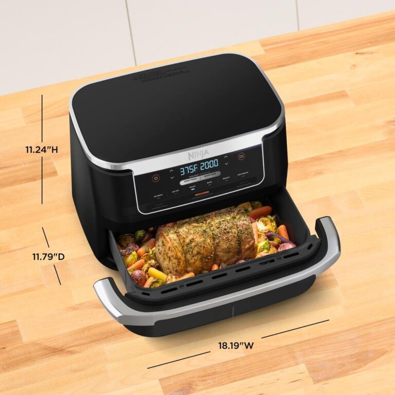 Smart Finish Ninja 6.2L Dual Zone Air Fryer – Smart Finish, Match Cook, 6 Cooking