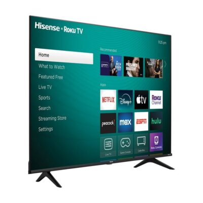 Hisense 75″ Smart Roku TV 75R6E5 – 4K Ultra HD | Voice Control | Bluetooth & Wi-Fi