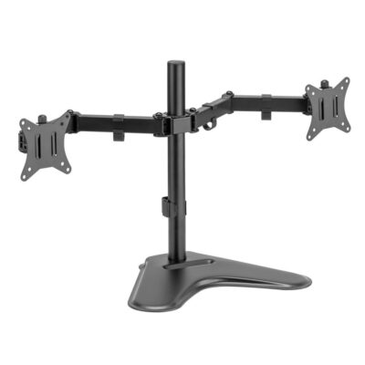 Argom Dual 32″ Full-Motion Monitor Wall Mount – Tilt, Swivel & Cable Management