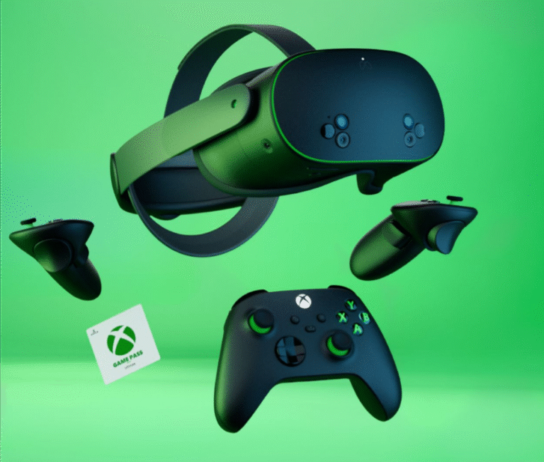 Meta Quest 3S Xbox Edition Bundle – 128GB VR Headset with Xbox Controller & Game Pass