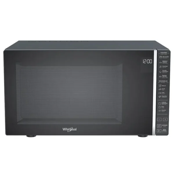 Whirlpool 1.1 Cu. Ft. Digital Microwave – 900W, Auto-Clean, 5 Presets + 7 Power Levels | Sleek Black Finish (Model WM1811B)