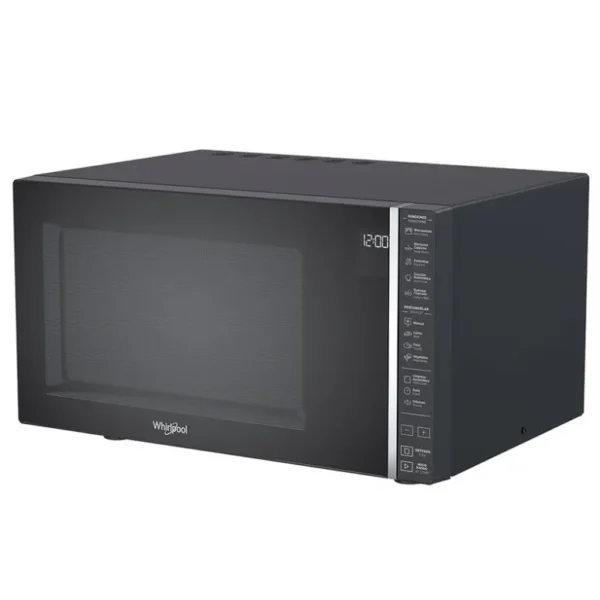 Whirlpool 1.1 Cu. Ft. Digital Microwave – 900W, Auto-Clean, 5 Presets + 7 Power Levels | Sleek Black Finish (Model WM1811B)