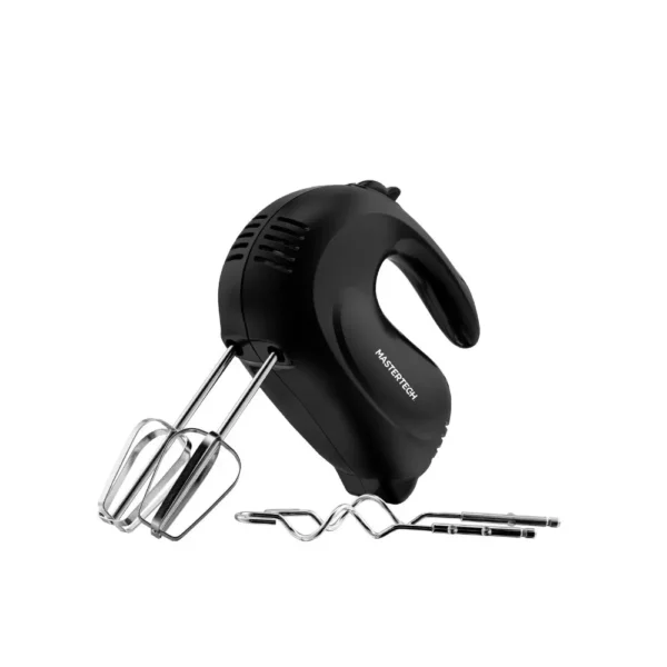 Mastertech 5-Speed Hand Mixer – Powerful, Lightweight & Stylish in Black | Ideal for Baking & Mixing