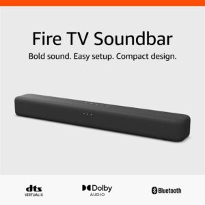Amazon Fire TV Soundbar – Big Sound in a Sleek, Compact Design