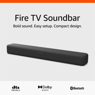 Amazon Fire TV Soundbar – Big Sound in a Sleek, Compact Design