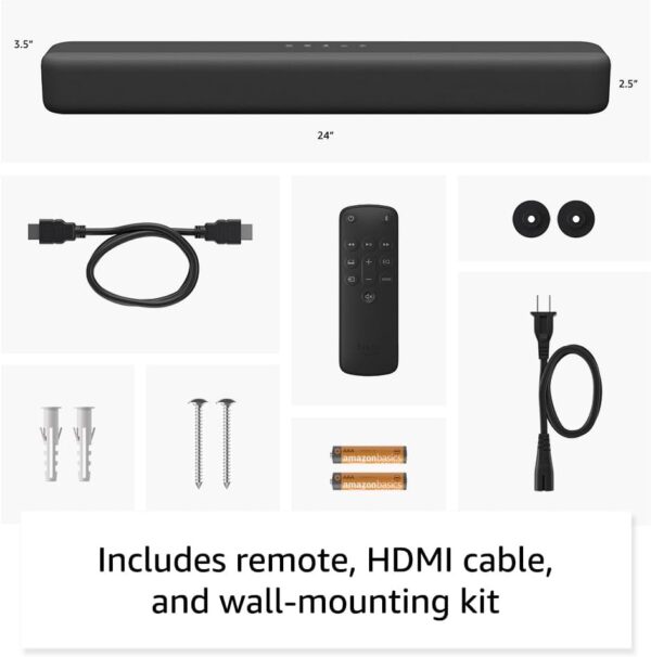 Amazon Fire TV Soundbar – Big Sound in a Sleek, Compact Design