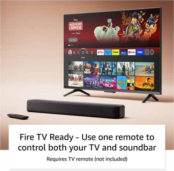 Amazon Fire TV Soundbar – Big Sound in a Sleek, Compact Design