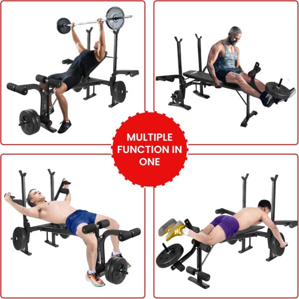 Adjustable Multi-Functional Weight Bench – Heavy-Duty Home Gym Fitness Equipment