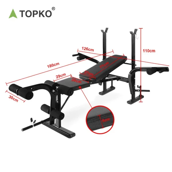 Adjustable Multi-Functional Weight Bench – Heavy-Duty Home Gym Fitness Equipment