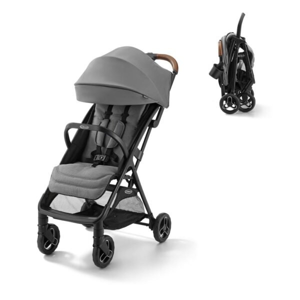 Graco Ultralight Baby Stroller with One-Hand Fold – Gray | Premium Comfort & Travel System Compatible – Shopro Trinidad